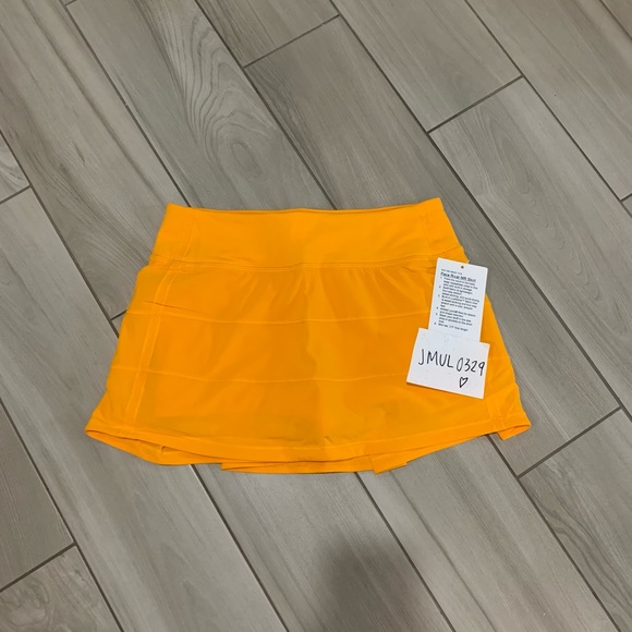 Lululemon Pace Rival Skirt Regular * Clementine - Picture 7 of 10